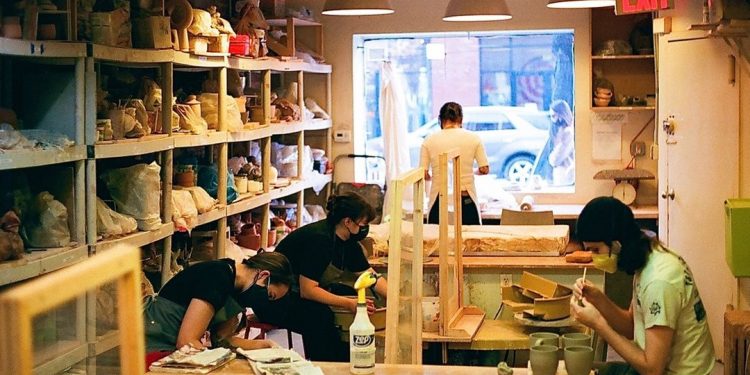 Pottery Studio …  Pottery studio, Ceramic studio, Ceramic workshop