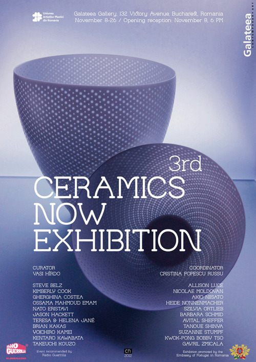 Ceramics Now Exhibition - Contemporary ceramics exhibition, 3rd edition, Bucharest, Romania
