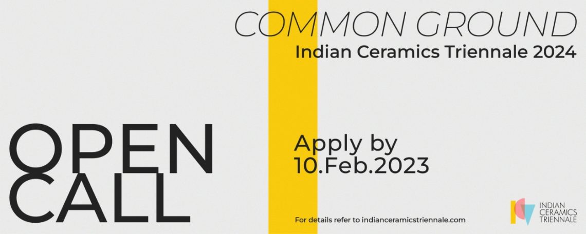 Applications Are Open For The Indian Ceramics Triennale 2024 Ceramics Now   Indian Ceramics Triennale 2024 1140x456 