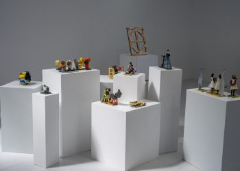 Yage Wang ceramics at Sculpture Space NYC, New York